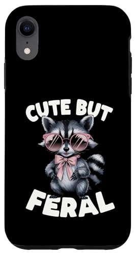 Süßes, aber wilder lustiger Waschbär Sonnenbrille Hülle für iPhone XR Süßes, aber wilder lustiger Waschbär Sonnenbrille Hülle für iPhone XR von Funny Raccoon Cute But Feral Tee shirts