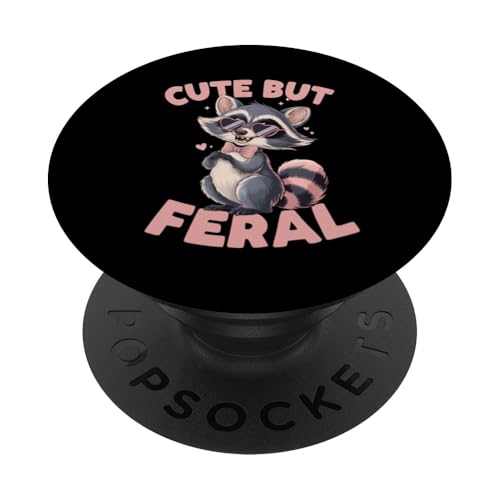 Süßes, aber wilder lustiger Waschbär Sonnenbrille PopSockets Klebender PopGrip Süßes, aber wilder lustiger Waschbär Sonnenbrille PopSockets Klebender PopGrip von Funny Raccoon Cute But Feral Tee shirts