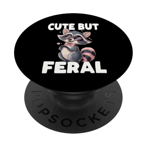 Süßes, aber wilder lustiger Waschbär Sonnenbrille PopSockets Klebender PopGrip Süßes, aber wilder lustiger Waschbär Sonnenbrille PopSockets Klebender PopGrip von Funny Raccoon Cute But Feral Tee shirts