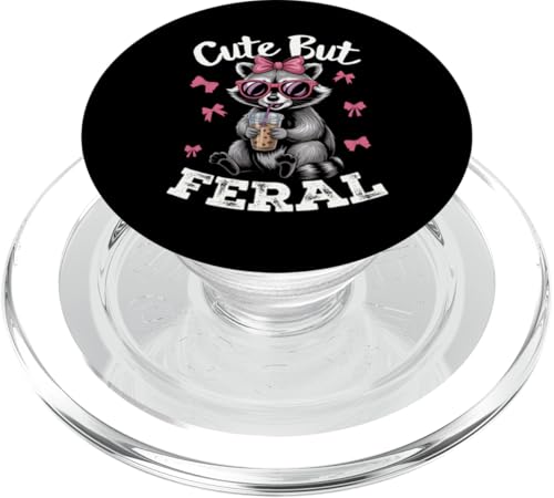 Süßes, aber wilder lustiger Waschbär Sonnenbrille PopSockets PopGrip für MagSafe Süßes, aber wilder lustiger Waschbär Sonnenbrille PopSockets PopGrip für MagSafe von Funny Raccoon Cute But Feral Tee shirts