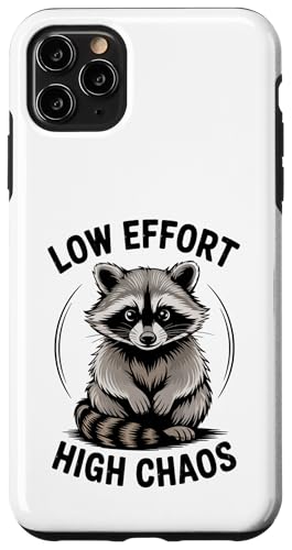 Low Effort Waschbär High Chaos Meme Humor Vintage Waschbär Spaß Hülle für iPhone 11 Pro Max Low Effort Waschbär High Chaos Meme Humor Vintage Waschbär Spaß Hülle für iPhone 11 Pro Max von Funny Raccoon Unhinged Meme Gifts Men Women Kids