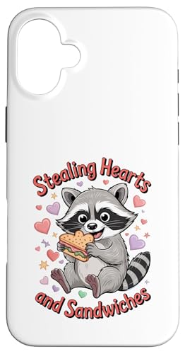Lustiger Waschbär Meme Humor Stealing Hearts and Sandwiches Fun Hülle für iPhone 16 Plus Lustiger Waschbär Meme Humor Stealing Hearts and Sandwiches Fun Hülle für iPhone 16 Plus von Funny Raccoon Unhinged Meme Gifts Men Women Kids