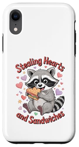 Lustiger Waschbär Meme Humor Stealing Hearts and Sandwiches Fun Hülle für iPhone XR Lustiger Waschbär Meme Humor Stealing Hearts and Sandwiches Fun Hülle für iPhone XR von Funny Raccoon Unhinged Meme Gifts Men Women Kids