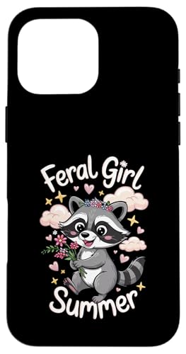 Lustiges Waschbär-Meme von Feral Girl Summer, Humor, für Damen, Waschbär, Spaß Hülle für iPhone 16 Pro Max Lustiges Waschbär-Meme von Feral Girl Summer, Humor, für Damen, Waschbär, Spaß Hülle für iPhone 16 Pro Max von Funny Raccoon Unhinged Meme Gifts Men Women Kids