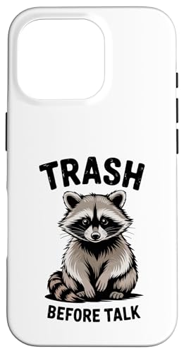 Vintage Waschbär Meme Humor Trash Before Talk Waschbär Spaß Hülle für iPhone 16 Pro Vintage Waschbär Meme Humor Trash Before Talk Waschbär Spaß Hülle für iPhone 16 Pro von Funny Raccoon Unhinged Meme Gifts Men Women Kids