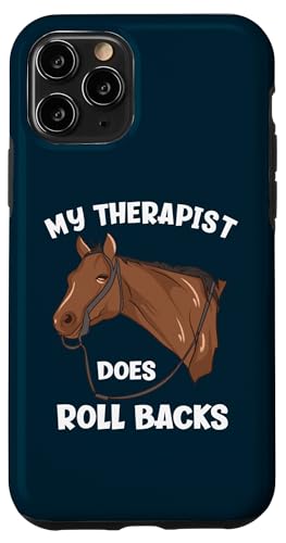 Mein Therapeut macht Rollbacks Funny Reining Hülle für iPhone 11 Pro von Funny Reining Horse Lover Gifts for Reining Riders