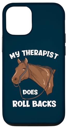 Mein Therapeut macht Rollbacks Funny Reining Hülle für iPhone 12/12 Pro von Funny Reining Horse Lover Gifts for Reining Riders