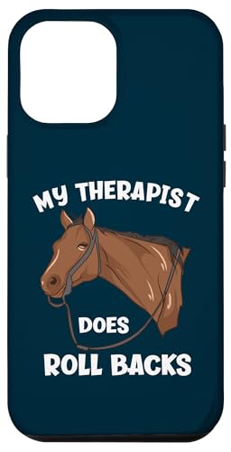 Mein Therapeut macht Rollbacks Funny Reining Hülle für iPhone 12 Pro Max von Funny Reining Horse Lover Gifts for Reining Riders