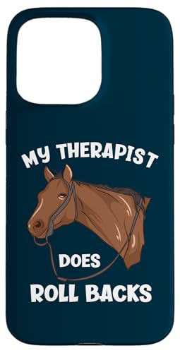 Mein Therapeut macht Rollbacks Funny Reining Hülle für iPhone 15 Pro Max von Funny Reining Horse Lover Gifts for Reining Riders