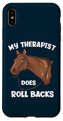 Mein Therapeut macht Rollbacks Funny Reining Hülle für iPhone XS Max von Funny Reining Horse Lover Gifts for Reining Riders