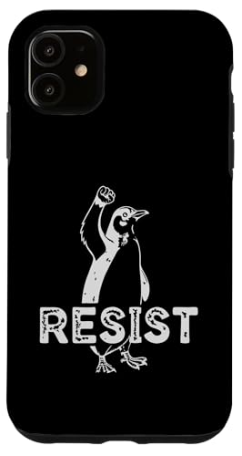 Der Klassiker Wir stehen mit Pinguinen - RESIST Pinguin Hülle für iPhone 11 Der Klassiker Wir stehen mit Pinguinen - RESIST Pinguin Hülle für iPhone 11 von Funny Resist We Stand With The Penguins
