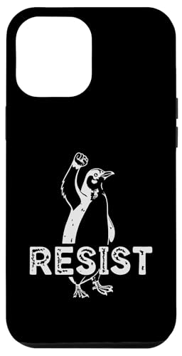 Der Klassiker Wir stehen mit Pinguinen - RESIST Pinguin Hülle für iPhone 12 Pro Max von Funny Resist We Stand With The Penguins