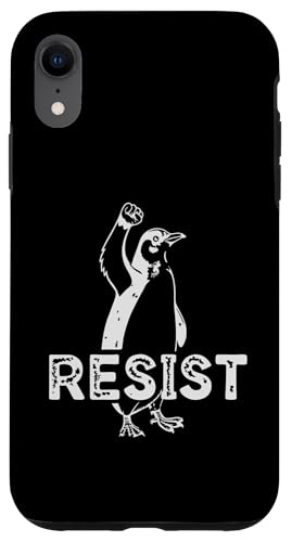Der Klassiker Wir stehen mit Pinguinen - RESIST Pinguin Hülle für iPhone XR Der Klassiker Wir stehen mit Pinguinen - RESIST Pinguin Hülle für iPhone XR von Funny Resist We Stand With The Penguins
