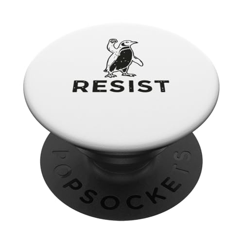 Niedlicher lustiger Pinguin – RESIST Pinguin – Wir stehen mit Pinguinen PopSockets Klebender PopGrip Niedlicher lustiger Pinguin – RESIST Pinguin – Wir stehen mit Pinguinen PopSockets Klebender PopGrip von Funny Resist We Stand With The Penguins