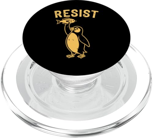 RESIST Pinguin - We Stand With Penguins - Cute Protest PopSockets PopGrip für MagSafe RESIST Pinguin - We Stand With Penguins - Cute Protest PopSockets PopGrip für MagSafe von Funny Resist We Stand With The Penguins