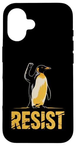 RESIST Pinguin - We Stand With Penguins - Funny Hülle für iPhone 16 RESIST Pinguin - We Stand With Penguins - Funny Hülle für iPhone 16 von Funny Resist We Stand With The Penguins