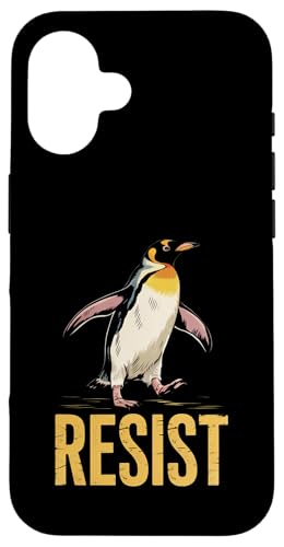 RESIST Pinguin - We Stand With Penguins - Funny Pinguin Hülle für iPhone 16 RESIST Pinguin - We Stand With Penguins - Funny Pinguin Hülle für iPhone 16 von Funny Resist We Stand With The Penguins