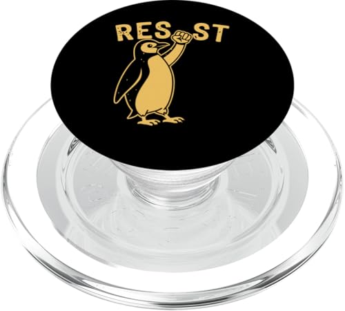 RESIST Pinguin – We Stand With Penguins – Lustiger süßer Pinguin PopSockets PopGrip für MagSafe RESIST Pinguin – We Stand With Penguins – Lustiger süßer Pinguin PopSockets PopGrip für MagSafe von Funny Resist We Stand With The Penguins