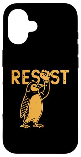 RESIST Pinguin - We Stand With Penguins - Süßer lustiger Pinguin Hülle für iPhone 16 RESIST Pinguin - We Stand With Penguins - Süßer lustiger Pinguin Hülle für iPhone 16 von Funny Resist We Stand With The Penguins