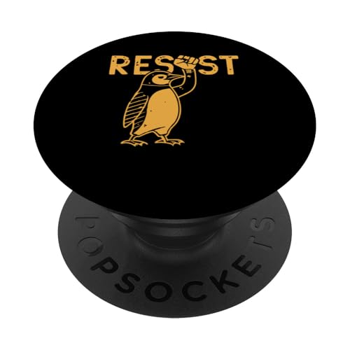 RESIST Pinguin - We Stand With Penguins - Süßer lustiger Pinguin PopSockets Klebender PopGrip RESIST Pinguin - We Stand With Penguins - Süßer lustiger Pinguin PopSockets Klebender PopGrip von Funny Resist We Stand With The Penguins
