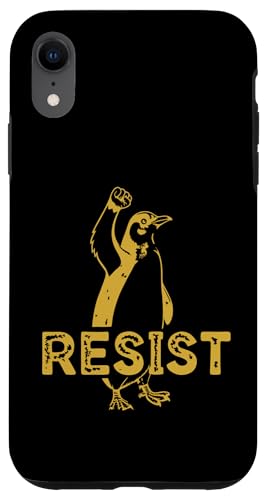 Süßer Pinguin - We Stand With Penguins - Lustiger RESIST-Pinguin Hülle für iPhone XR Süßer Pinguin - We Stand With Penguins - Lustiger RESIST-Pinguin Hülle für iPhone XR von Funny Resist We Stand With The Penguins