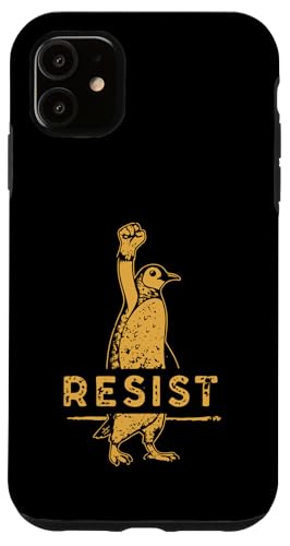 Wir stehen auf der Seite der Pinguine - RESIST Pinguin Hülle für iPhone 11 Wir stehen auf der Seite der Pinguine - RESIST Pinguin Hülle für iPhone 11 von Funny Resist We Stand With The Penguins