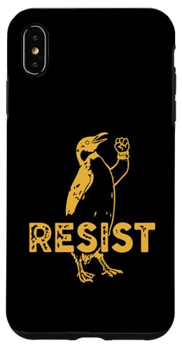 Wir stehen den Pinguinen zur Seite - RESIST Pinguin - Cute Protest Hülle für iPhone XS Max Wir stehen den Pinguinen zur Seite - RESIST Pinguin - Cute Protest Hülle für iPhone XS Max von Funny Resist We Stand With The Penguins
