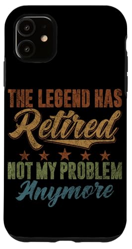 Die Legende ist im Ruhestand Nicht mehr mein Problem Vintage Hülle für iPhone 11 Die Legende ist im Ruhestand Nicht mehr mein Problem Vintage Hülle für iPhone 11 von Funny Retired Retirement Gifts Coworker Employee
