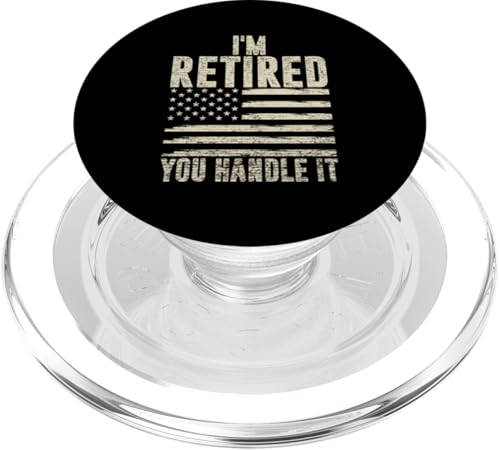 Ich bin im Ruhestand, du kümmerst dich darum, Ruhestand, Seniorenleben PopSockets PopGrip für MagSafe Ich bin im Ruhestand, du kümmerst dich darum, Ruhestand, Seniorenleben PopSockets PopGrip für MagSafe von Funny Retired Retirement Gifts Coworker Employee