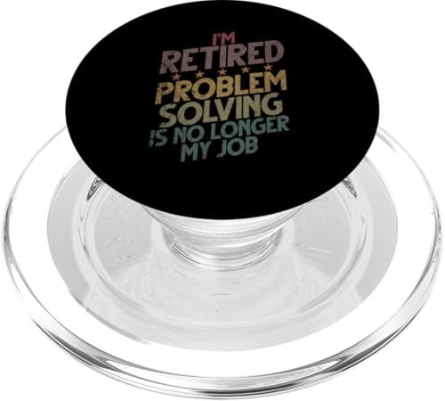 Ich bin im Ruhestand Problemlösen ist nicht mehr mein Job Ruhestand PopSockets PopGrip für MagSafe Ich bin im Ruhestand Problemlösen ist nicht mehr mein Job Ruhestand PopSockets PopGrip für MagSafe von Funny Retired Retirement Gifts Coworker Employee