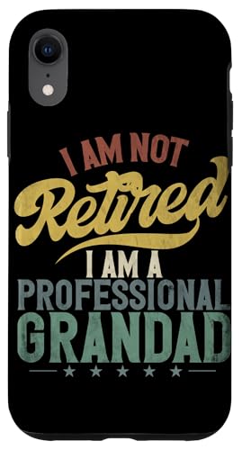 Ich bin nicht im Ruhestand, ich bin ein professioneller Opa im Ruhestand Hülle für iPhone XR Ich bin nicht im Ruhestand, ich bin ein professioneller Opa im Ruhestand Hülle für iPhone XR von Funny Retired Retirement Gifts Coworker Employee