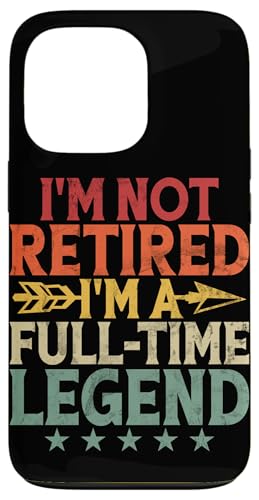 Ich bin nicht im Ruhestand Ich bin eine Vollzeitlegende Senior Retired Life Hülle für iPhone 13 Pro Ich bin nicht im Ruhestand Ich bin eine Vollzeitlegende Senior Retired Life Hülle für iPhone 13 Pro von Funny Retired Retirement Gifts Coworker Employee