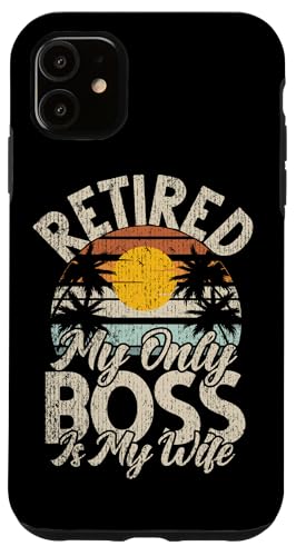 Im Ruhestand, mein einziger Chef ist meine Frau, Ruhestand, Lustiger Opa Hülle für iPhone 11 Im Ruhestand, mein einziger Chef ist meine Frau, Ruhestand, Lustiger Opa Hülle für iPhone 11 von Funny Retired Retirement Gifts Coworker Employee