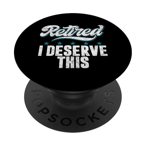 Im Ruhestand Ich verdiene dieses Leben im Ruhestand Opa V PopSockets Klebender PopGrip Im Ruhestand Ich verdiene dieses Leben im Ruhestand Opa V PopSockets Klebender PopGrip von Funny Retired Retirement Gifts Coworker Employee