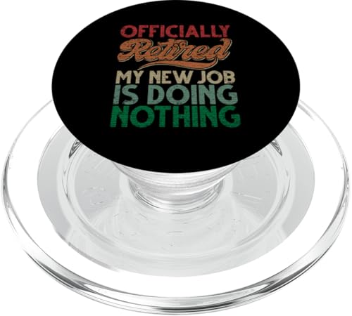Offiziell im Ruhestand Mein neuer Job ist nichts zu tun Vintage PopSockets PopGrip für MagSafe Offiziell im Ruhestand Mein neuer Job ist nichts zu tun Vintage PopSockets PopGrip für MagSafe von Funny Retired Retirement Gifts Coworker Employee