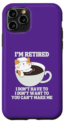 I'm Retired Lustiger Katzenpool Whirlpool Kaffee Ruhestand Hülle für iPhone 11 Pro I'm Retired Lustiger Katzenpool Whirlpool Kaffee Ruhestand Hülle für iPhone 11 Pro von Funny Retirement Gifts