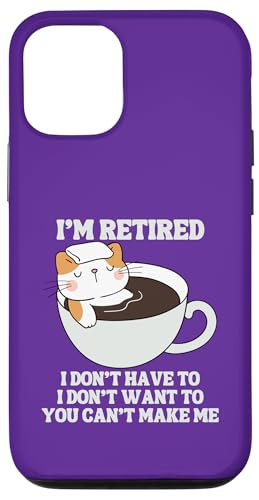 I'm Retired Lustiger Katzenpool Whirlpool Kaffee Ruhestand Hülle für iPhone 12/12 Pro I'm Retired Lustiger Katzenpool Whirlpool Kaffee Ruhestand Hülle für iPhone 12/12 Pro von Funny Retirement Gifts