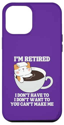 I'm Retired Lustiger Katzenpool Whirlpool Kaffee Ruhestand Hülle für iPhone 12 Pro Max I'm Retired Lustiger Katzenpool Whirlpool Kaffee Ruhestand Hülle für iPhone 12 Pro Max von Funny Retirement Gifts