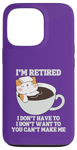 I'm Retired Lustiger Katzenpool Whirlpool Kaffee Ruhestand Hülle für iPhone 13 Pro I'm Retired Lustiger Katzenpool Whirlpool Kaffee Ruhestand Hülle für iPhone 13 Pro von Funny Retirement Gifts