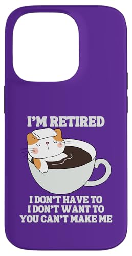 I'm Retired Lustiger Katzenpool Whirlpool Kaffee Ruhestand Hülle für iPhone 14 Pro I'm Retired Lustiger Katzenpool Whirlpool Kaffee Ruhestand Hülle für iPhone 14 Pro von Funny Retirement Gifts