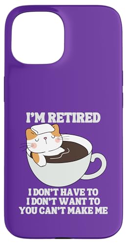 I'm Retired Lustiger Katzenpool Whirlpool Kaffee Ruhestand Hülle für iPhone 15 I'm Retired Lustiger Katzenpool Whirlpool Kaffee Ruhestand Hülle für iPhone 15 von Funny Retirement Gifts