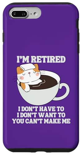 I'm Retired Lustiger Katzenpool Whirlpool Kaffee Ruhestand Hülle für iPhone 7 Plus/8 Plus I'm Retired Lustiger Katzenpool Whirlpool Kaffee Ruhestand Hülle für iPhone 7 Plus/8 Plus von Funny Retirement Gifts