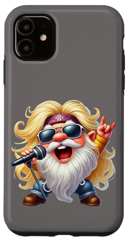 Cool Rockin Dad Gnome Grandpa Graphic With Rocker Hands Hülle für iPhone 11 Cool Rockin Dad Gnome Grandpa Graphic With Rocker Hands Hülle für iPhone 11 von Funny Rocker Gifts For Women & Men Hardrock Gnome