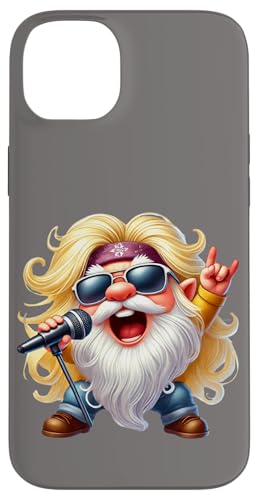 Cool Rockin Dad Gnome Grandpa Graphic With Rocker Hands Hülle für iPhone 14 Plus Cool Rockin Dad Gnome Grandpa Graphic With Rocker Hands Hülle für iPhone 14 Plus von Funny Rocker Gifts For Women & Men Hardrock Gnome