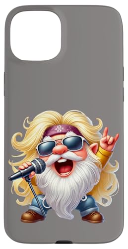 Cool Rockin Dad Gnome Grandpa Graphic With Rocker Hands Hülle für iPhone 15 Plus Cool Rockin Dad Gnome Grandpa Graphic With Rocker Hands Hülle für iPhone 15 Plus von Funny Rocker Gifts For Women & Men Hardrock Gnome