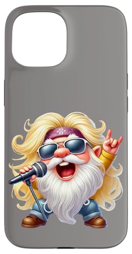 Cool Rockin Dad Gnome Grandpa Graphic With Rocker Hands Hülle für iPhone 15 Cool Rockin Dad Gnome Grandpa Graphic With Rocker Hands Hülle für iPhone 15 von Funny Rocker Gifts For Women & Men Hardrock Gnome