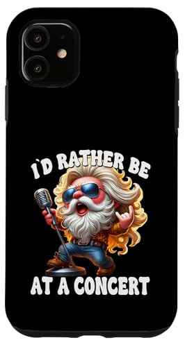 Hardrock Gnome With Rocker Hands Id Rather Be At A Concert Hülle für iPhone 11 Hardrock Gnome With Rocker Hands Id Rather Be At A Concert Hülle für iPhone 11 von Funny Rocker Gifts For Women & Men Hardrock Gnome