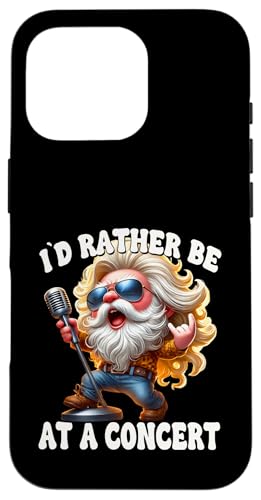 Hardrock Gnome With Rocker Hands Id Rather Be At A Concert Hülle für iPhone 16 Pro Hardrock Gnome With Rocker Hands Id Rather Be At A Concert Hülle für iPhone 16 Pro von Funny Rocker Gifts For Women & Men Hardrock Gnome