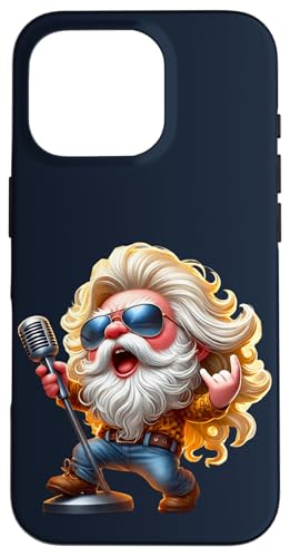 Hardrock Singer Gnome Dad Hippie Rock Decor For Rocker Mom Hülle für iPhone 16 Pro Hardrock Singer Gnome Dad Hippie Rock Decor For Rocker Mom Hülle für iPhone 16 Pro von Funny Rocker Gifts For Women & Men Hardrock Gnome