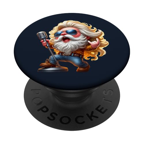 Hardrock Singer Gnome Dad Hippie Rock Decor For Rocker Mom PopSockets Klebender PopGrip Hardrock Singer Gnome Dad Hippie Rock Decor For Rocker Mom PopSockets Klebender PopGrip von Funny Rocker Gifts For Women & Men Hardrock Gnome